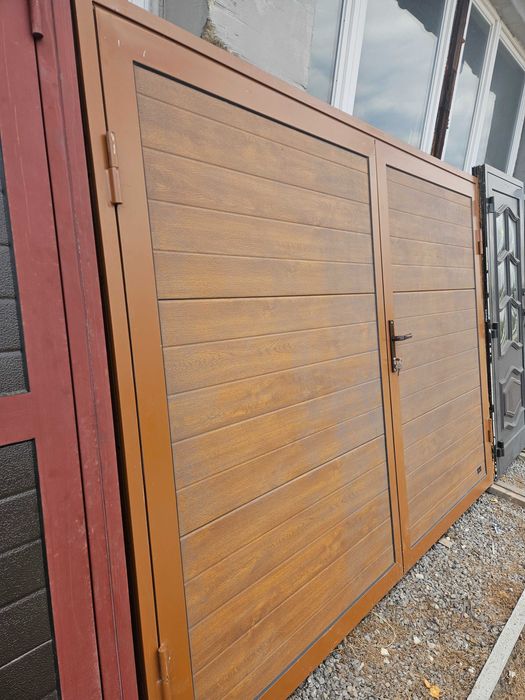 NOWE DRZWI/BRAMA Zewnętrzne Metalowe Dwuskrzydłowe Pełne 264x196cm