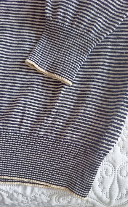 Sweter męski wełna M w paski