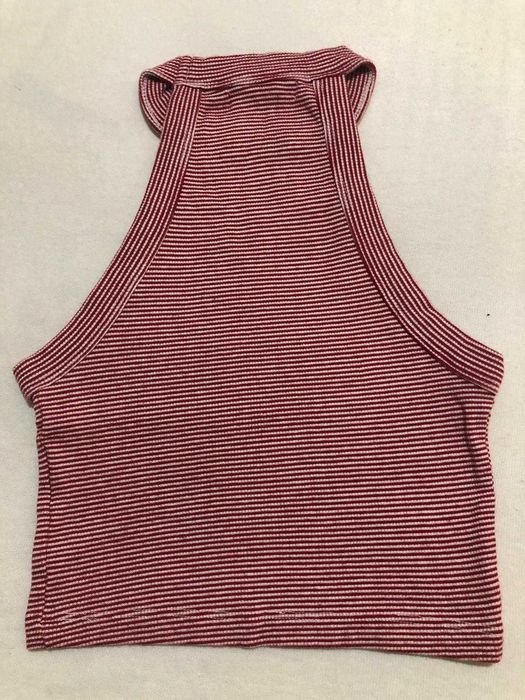 T-shirt cavada riscas Pull&Bear