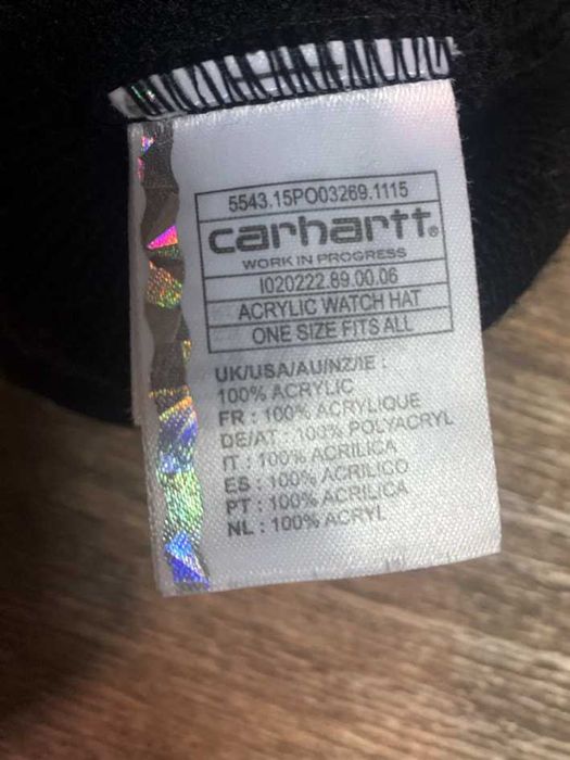 Шапка Carhartt Watch Hat Beanie Black(оригинал)
