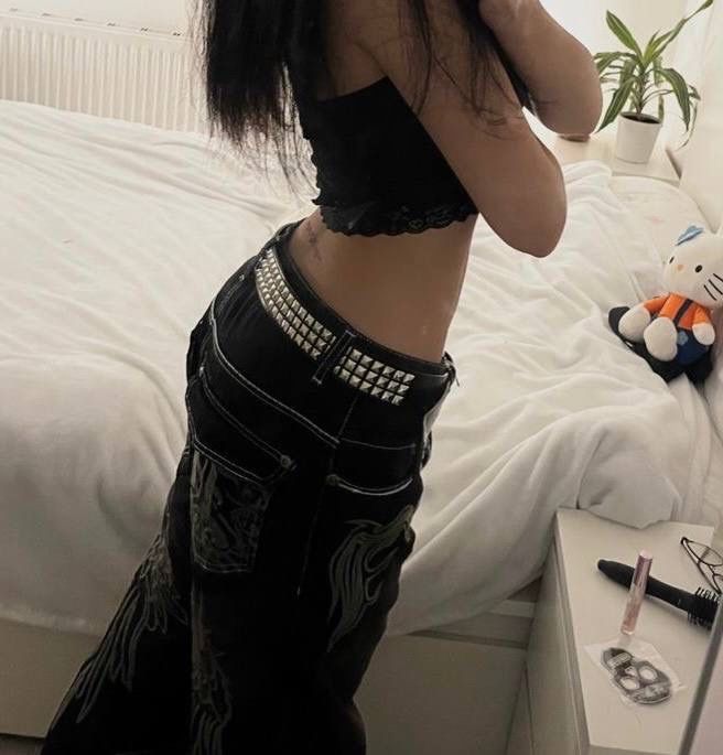 Ремень с пирамидами y2k sk8