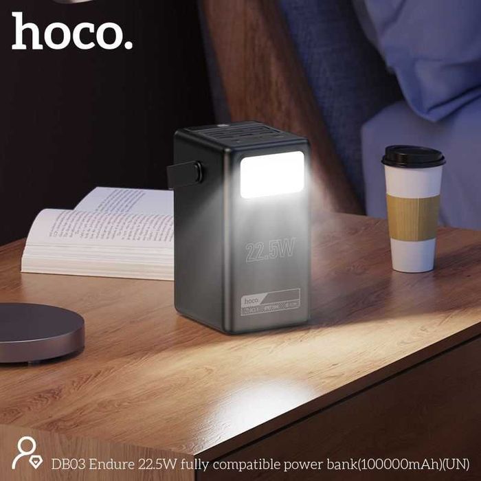 Повербанк Hoco DB03 100 000 mAh 22.5W максимальна ємність