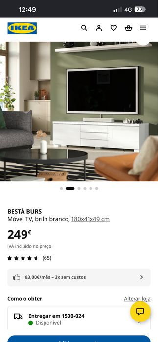 Móvel branco ikea