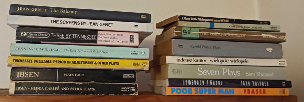 Livros em inglês teatro e outros temas