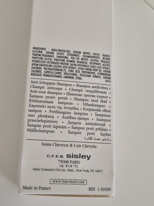 Rituel by Sisley szampon przeciwłupieżowy