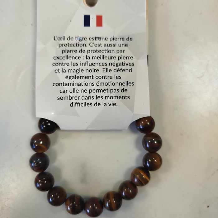 Pulseira Olho de Tigre 10mm