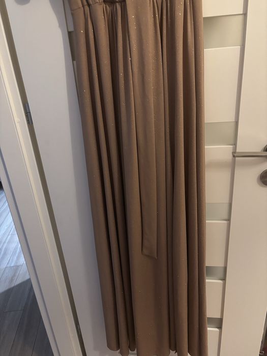 NOWA !!Sukienka wieczorowa mokka