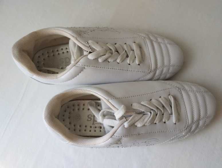 buty sportowe białe damskie SPICY