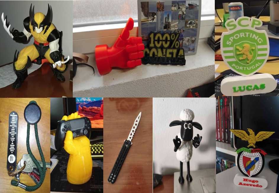 Serviço Impressões 3D - Sob Orçamento (Desenhos e Criação)