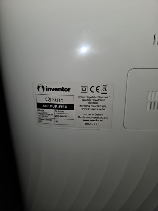 Purificador Ar Inventor QLT-700 36W