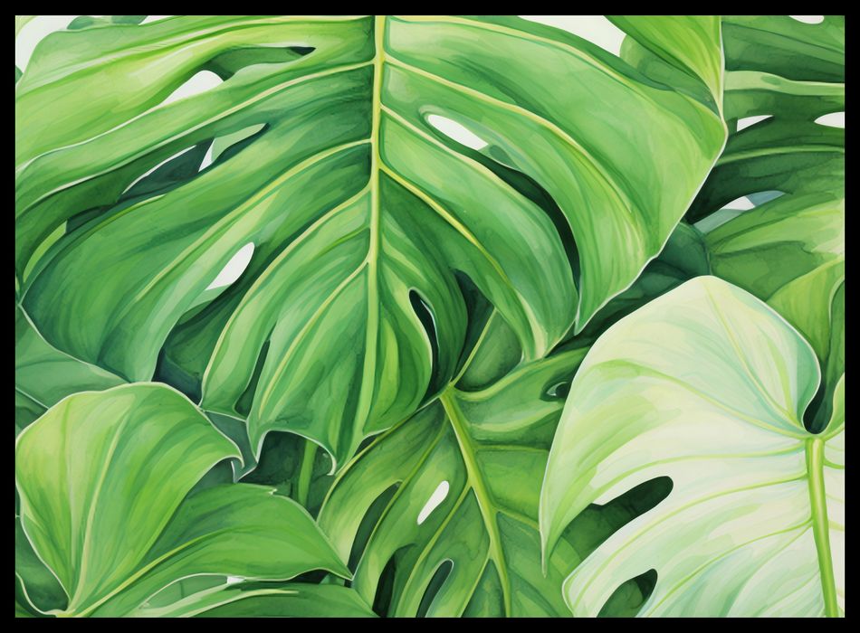 Plakat 55x40cm Tajemnice Liści