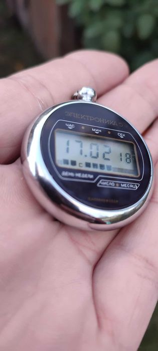 Zegarek kieszonkowy Elektronika 5 tzw. Cebula PRL ZSRR Retro