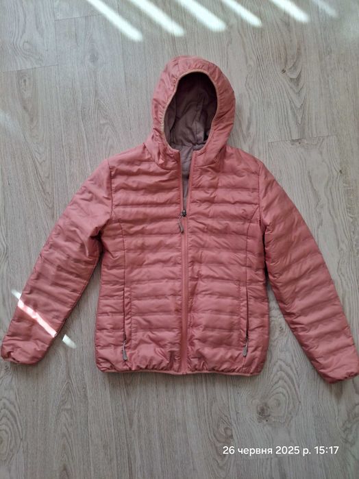 Куртка жіноча двостороння на теплу осінь та весну