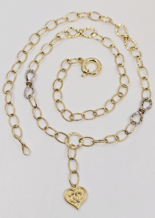 Złoty łańcuszek naszyjnik próba 585 14k