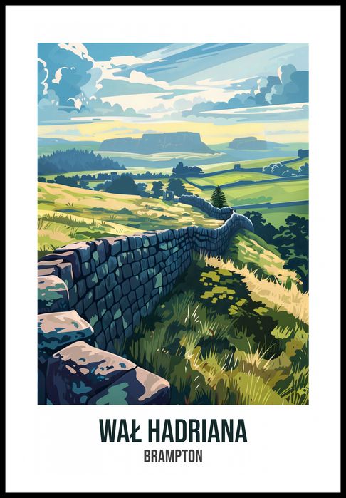 Plakat 61x91,5cm Wał Hadriana
