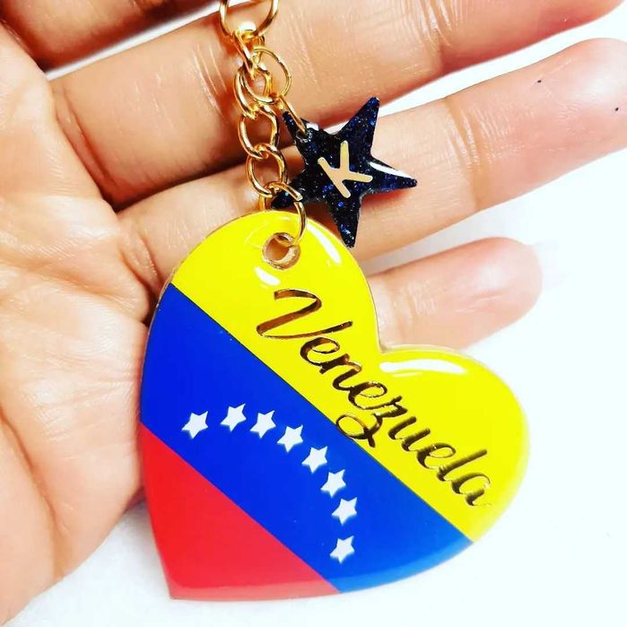 Porta chaves personalizados de VENEZUELA. Envio gratis