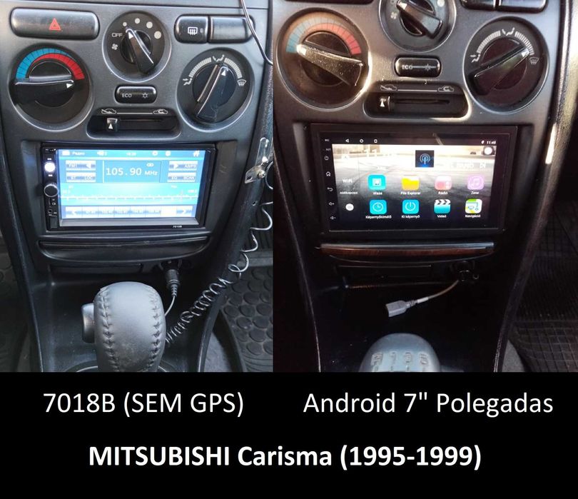 (NOVO) Rádio 2DIN 7" • MITSUBISHI • Diversos Modelos • Android GPS