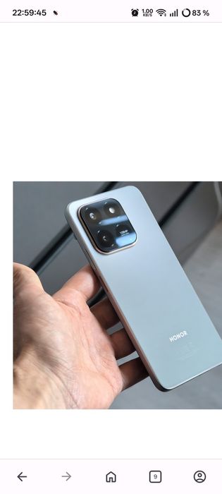 Honor X7d 8/256 gb 6500 mah аккумулятор цвет black, ocean cyan