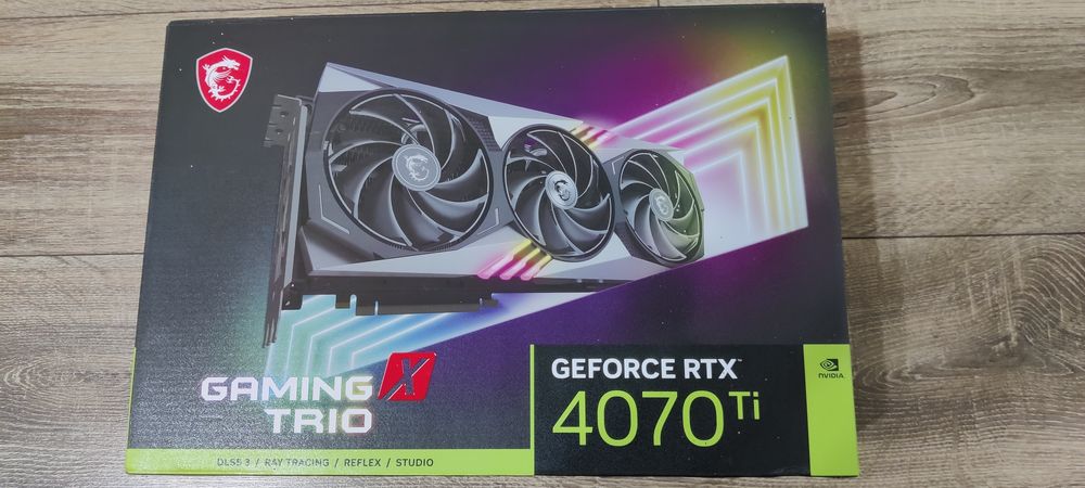Видеокарта MSI RTX 4070 Ti GAMING X TRIO 12G (гар. Розетка)