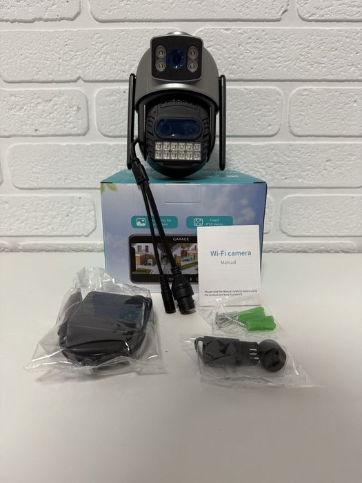 Zoom 10x камера відеоспостереження 15мп A22YQS подвійна O-Kam Pro