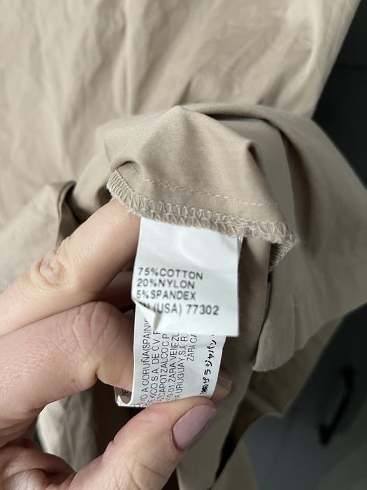 Sukienka koszulowa szmizjerka s zara