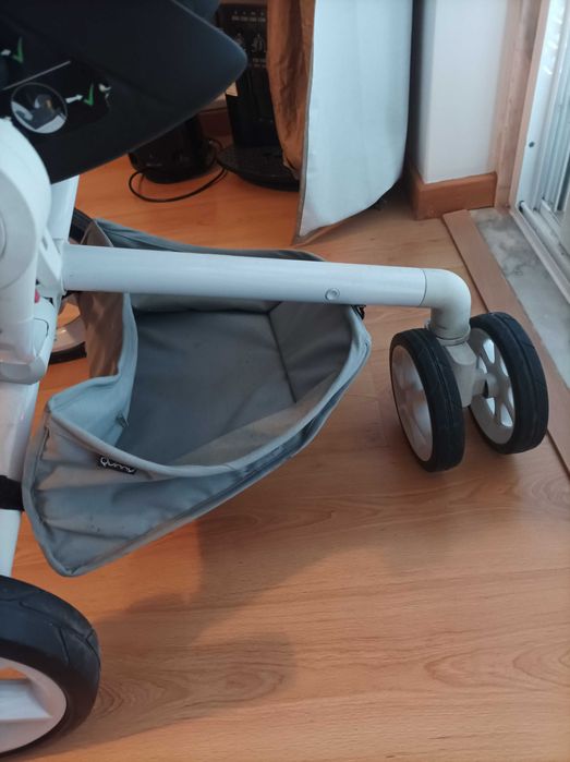 Conjunto duo Quinny mood grey gravel