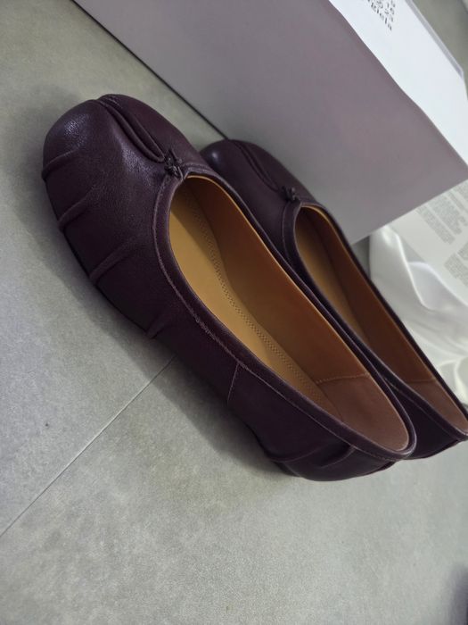 Maison margiela tabi baleriny damskie skórzane