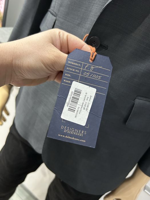 Marynarka męska Hammond & Co London 38 slim wełna  nowa z metką