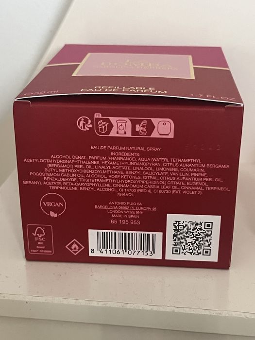 Carolina Herrera la bomba perfumy flakon do uzupełniania refill