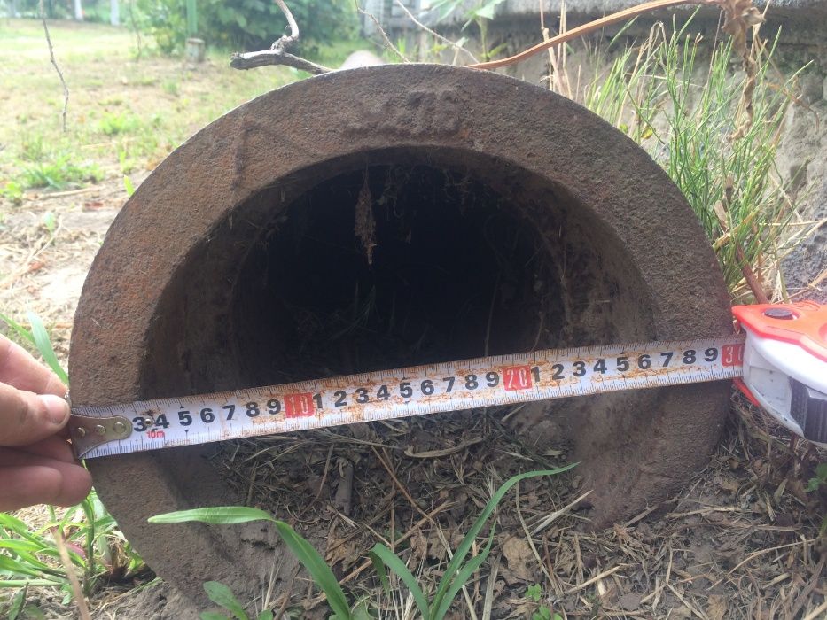 Труба залізна (радянська сталь) довжина 4,1 м