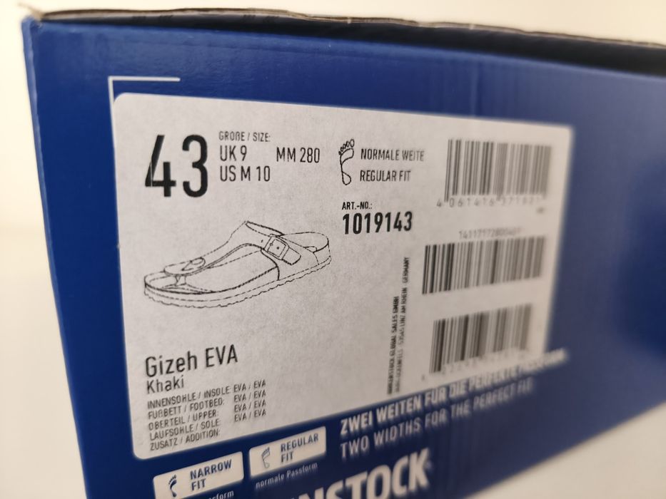 Nowe Birkenstock Gizeh EVA Khaki
