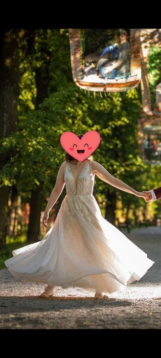 Boho glamour suknia ślubna