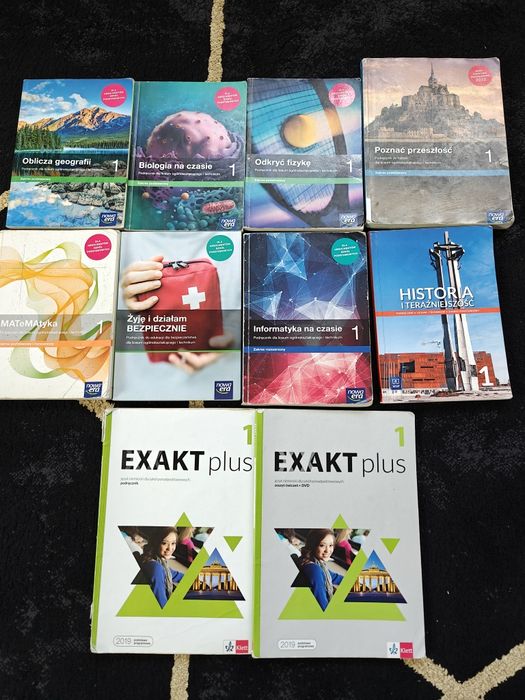 Podręczniki do klasy 1 LO (zestaw lub pojedyncze pozycje)
