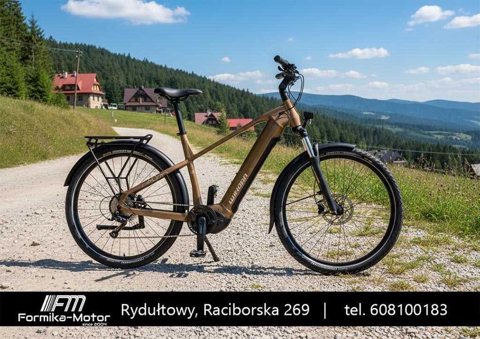 Rower elektryczny trekingowy Winora Yucatan X8 r. M-XL (165-195) 75Nm 720Wh Yamaha silnik centralny