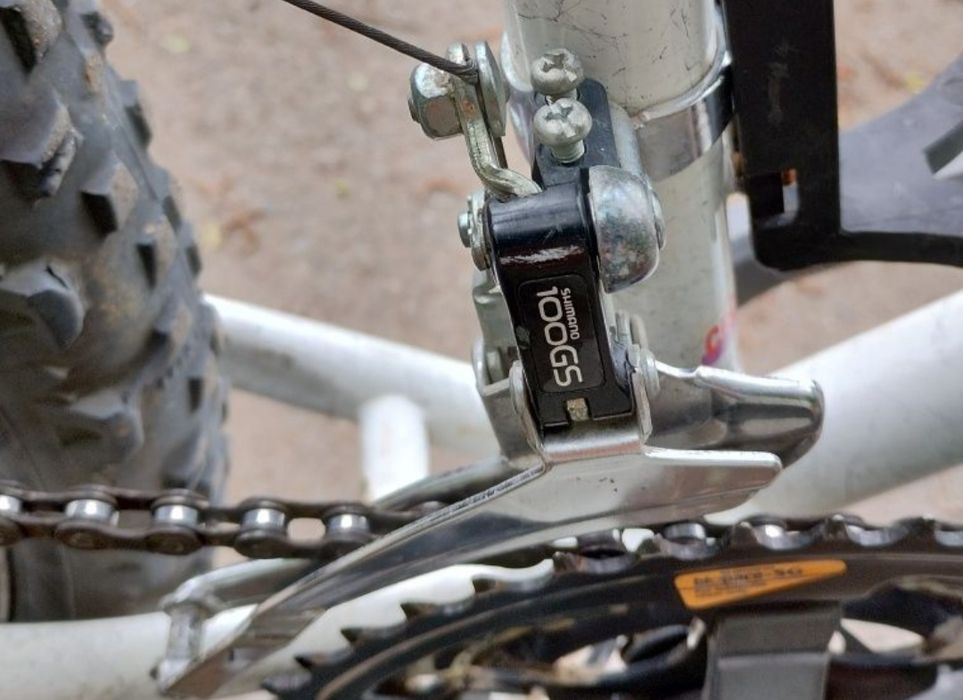 Części rowerowe koła Araya przerzutki manetki Shimano gs100, adapter ahead, tarcza hamulcowa