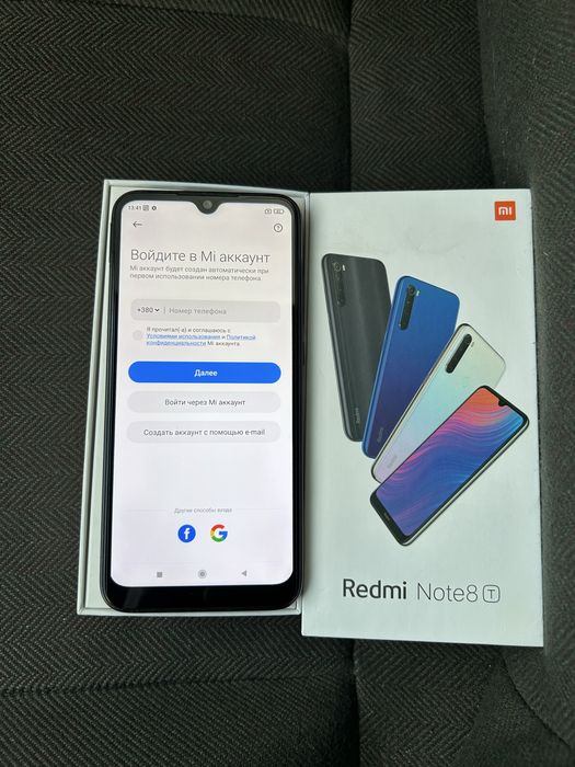 Redmi note 8t 4/64/новий акум/комплект