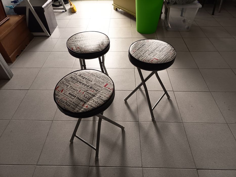 3 bancos cozinha / escritório