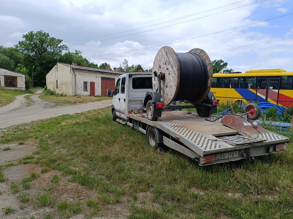 Renault Mascott, laweta, autolaweta, hak, najazd, wciągarka poduszki