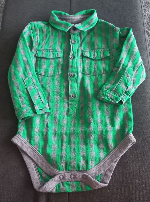 Body niemowlęce w kratę rozm.80-86