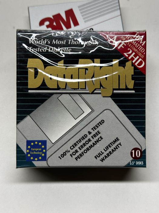 Dyskietki 3.5 DataRight MF 2HD zafoliowane