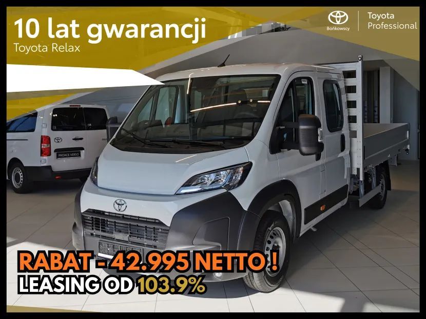 Toyota Proace MAX Brygadówka  Toyota Proace MAX Podwozie Brygadowe Skrzynia Otwarta 7osób