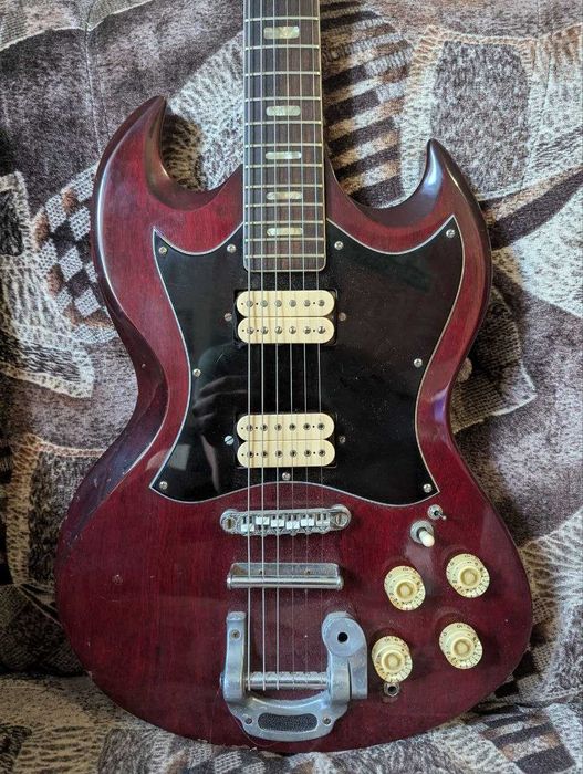 [Розгляну обмін на 5-струнний бас] Електрогітара Ibanez SG (pre-lawsuit Японія, 1972) з хардкейсом