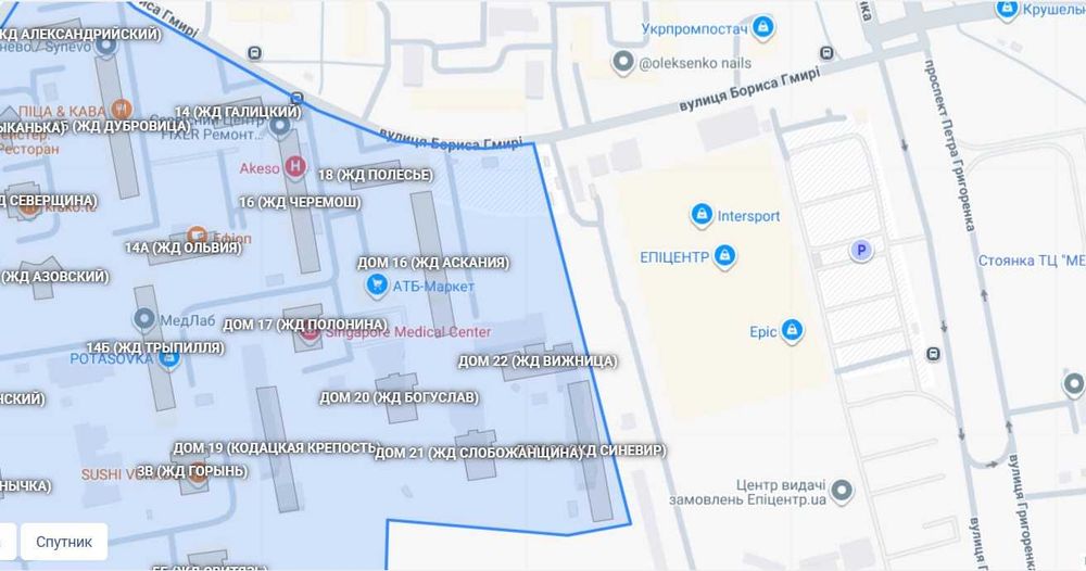 продаж однокімнатної квартири 36,6 м2 по вул. Бориса Гмирі 22 Б