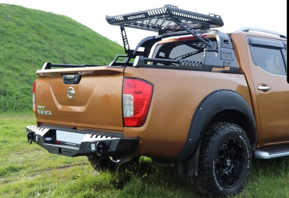 Nissan Navara orurowanie paki COMBAT z koszem