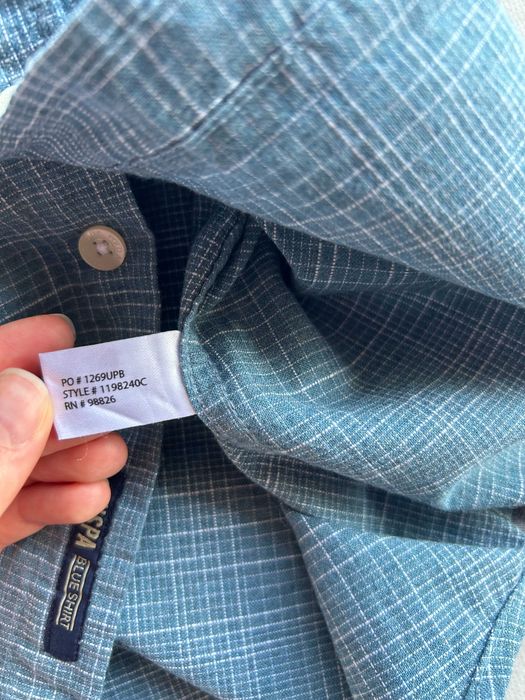Niebieska koszula z krótkim rękawem U.S Polo Assn. Slim Fit rozmiar M