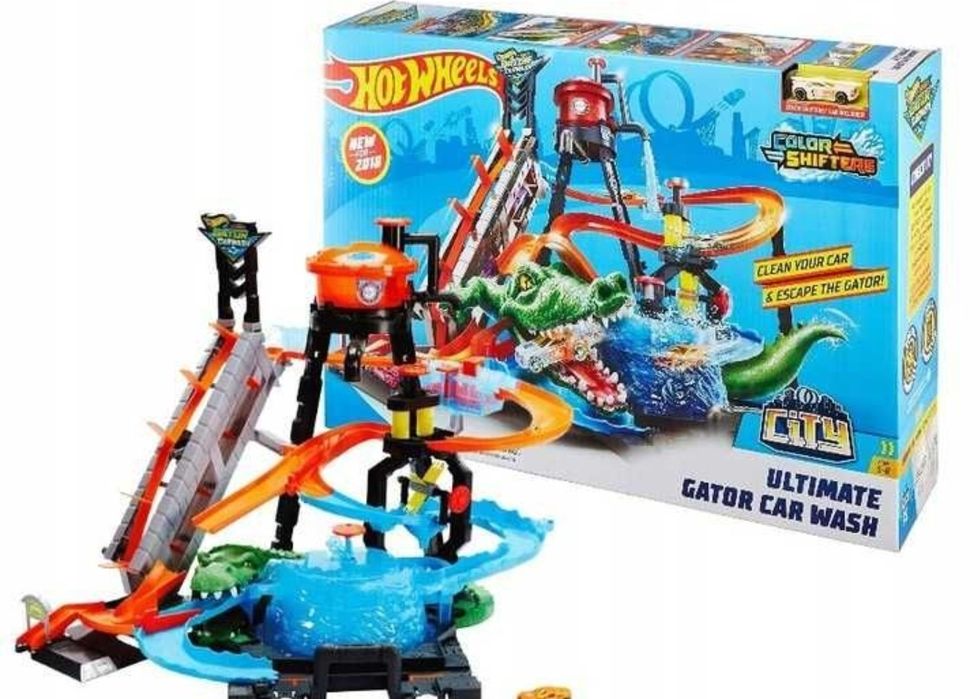 Hot Wheels City Ultimate Gator Car Wash