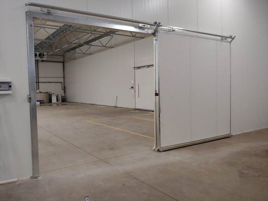 Drzwi chłodnicze, mroźnicze, gazoszczelne, przesuwne, skrzydłowe