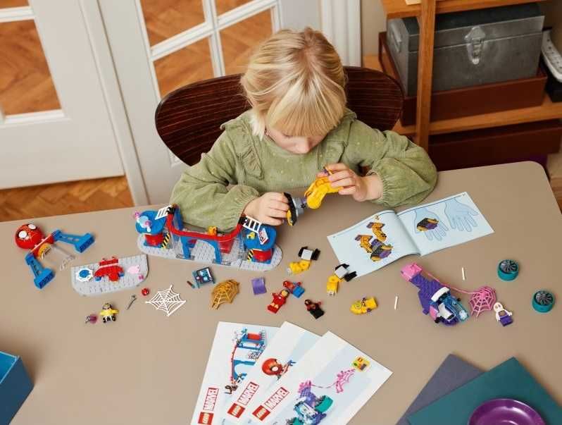 Lego Marvel Siedziba główna pajęczej drużyny. Spider-man. Nowość 2024r
