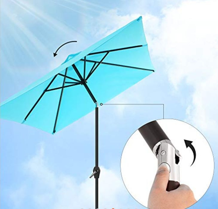 Parasol ogrodowy duży 200x300 Nowy