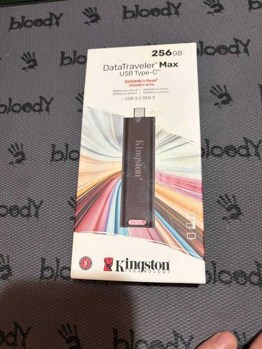 Флешка USB3.2 256 GB Type-C Kingston DataTraveler Max Black